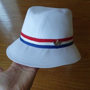 Adidas white cotton fedora hat Medium MED